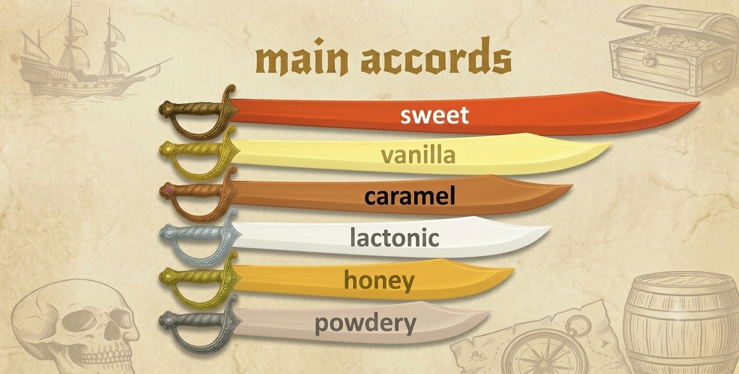 Akordet kryesore të parfumit Eclaire nga Lattafa — profili i aromës | Thesari Parfumeve